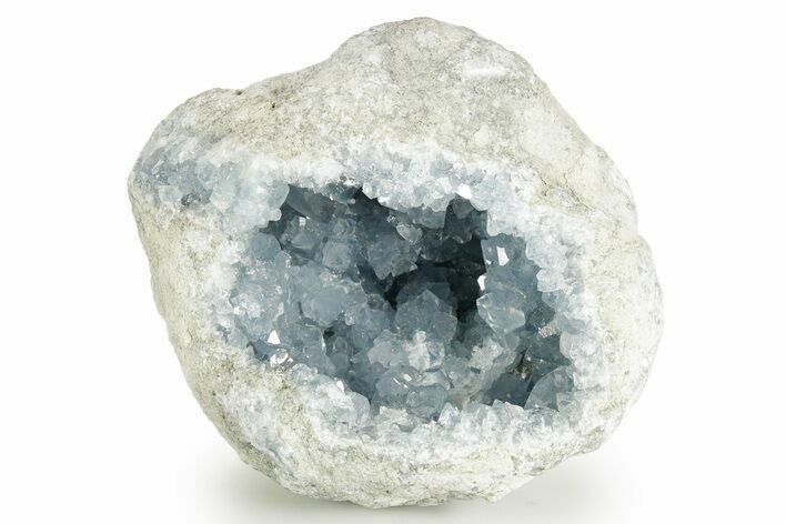 Sparkling Celestine (Celestite) Geode Section - Madagascar #364672